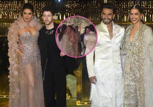 Priyanka Chopra-Deepika Padukone chat animatedly alongside Nick Jonas and Ranveer Singh and we cannot keep CALM [Watch Video]