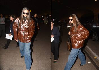Deepika Padukone amps up her airport look donning stylish leather