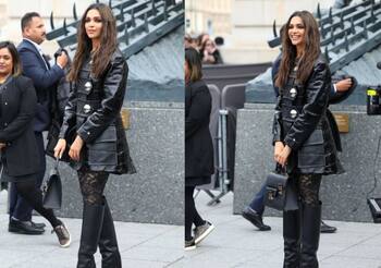 Deepika Padukone attends the Louis Vuitton show at Musee d'Orsay
