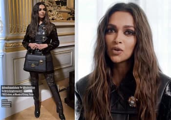 Deepika Padukone Stuns In An All-Black LV Outfit At PFW 2023, Her  Goth-Inspired Look Wins Hearts