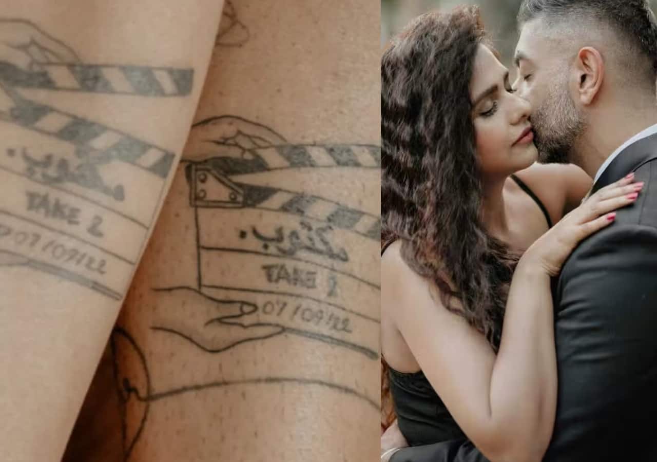 Dalljiet Kaur gets matching tattoo with husband Nikhil Patel