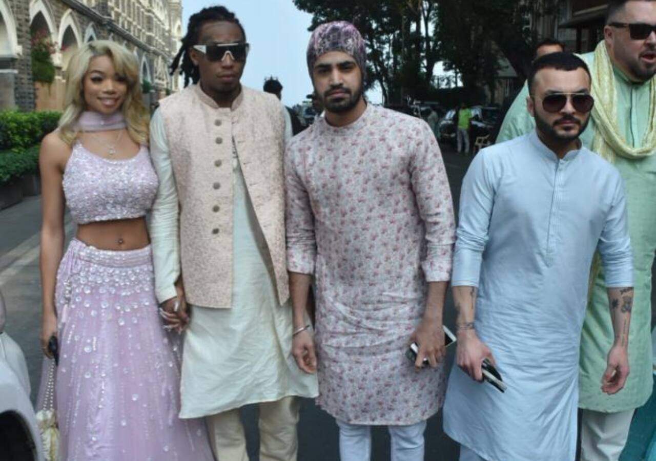 Alanna Panday - Ivor McCray wedding: Ivor's wedding party