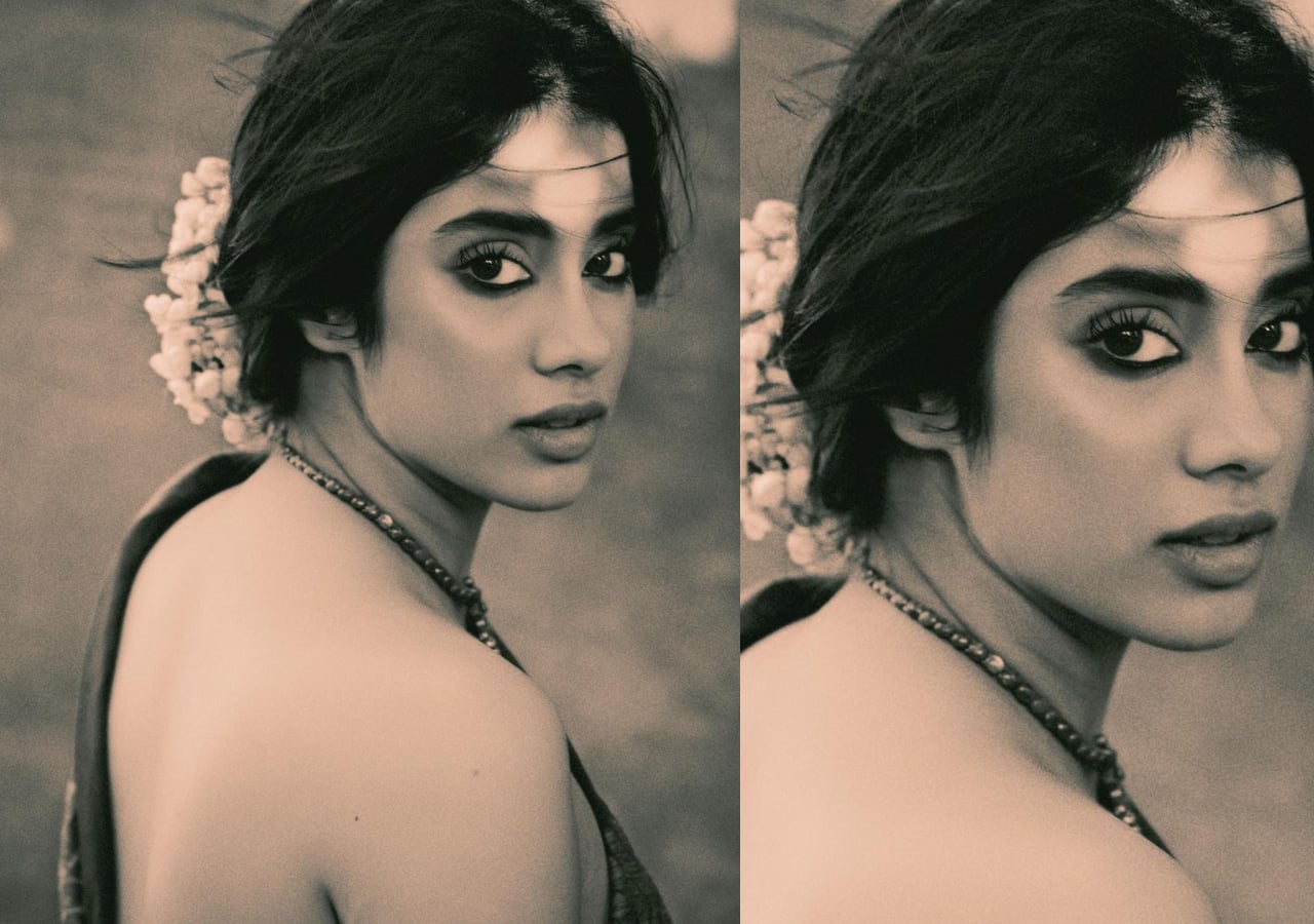 Janhvi Kapoor is the queen of photoshoot, especially vintage, monochrome ones 