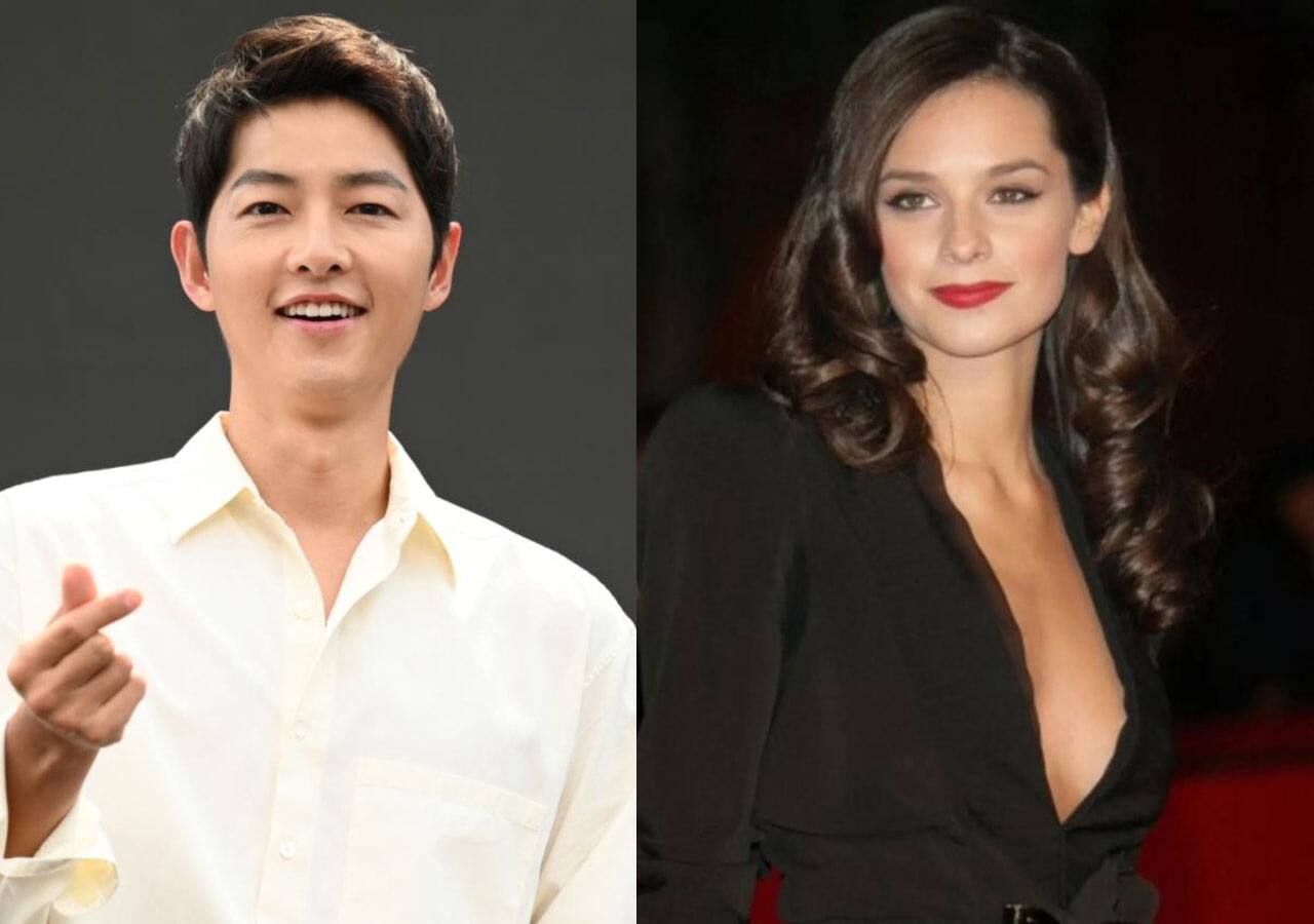 Song Joong-Ki and Katy Louise Saunders