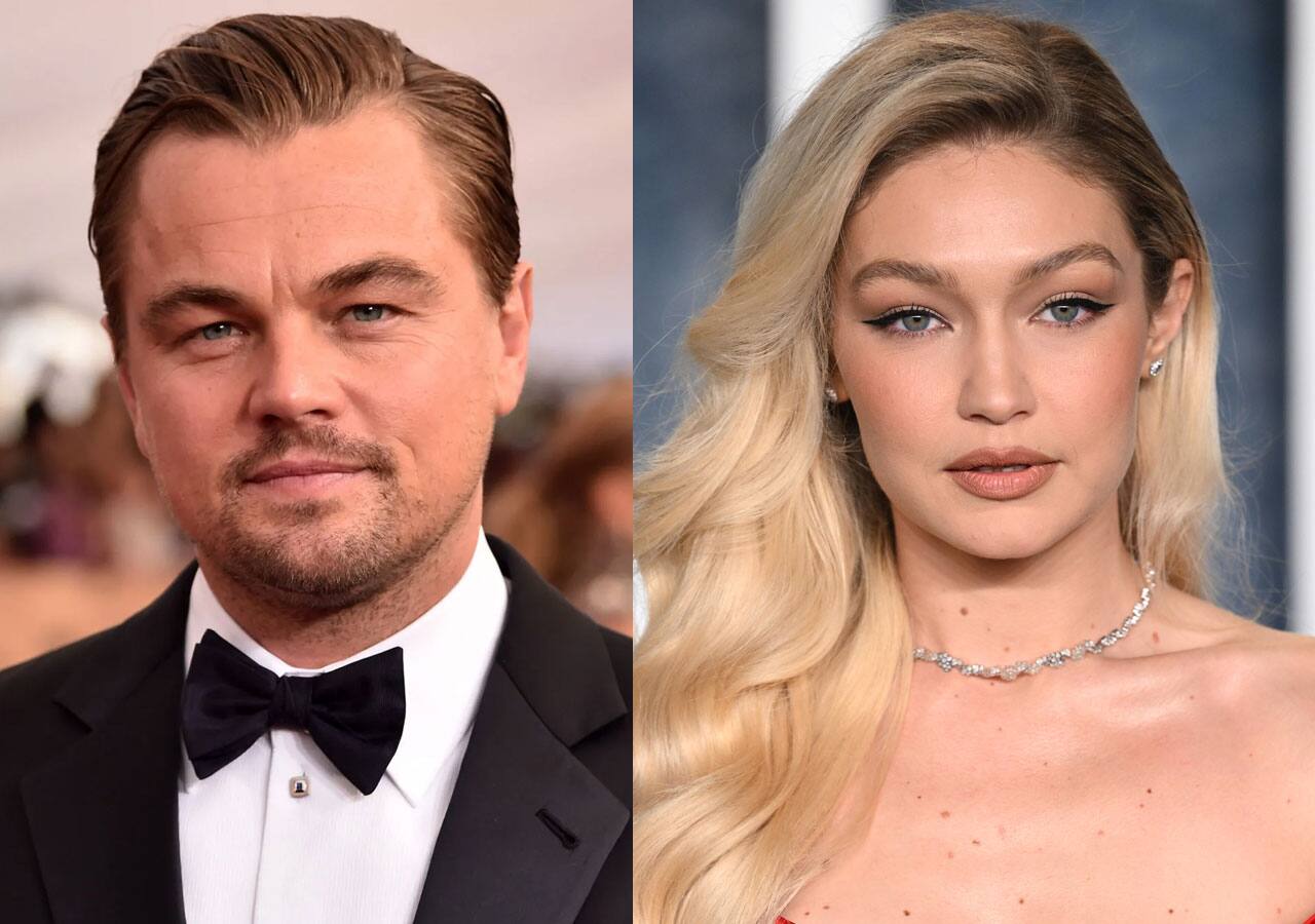 Leonardo Di Caprio and Gigi Hadid