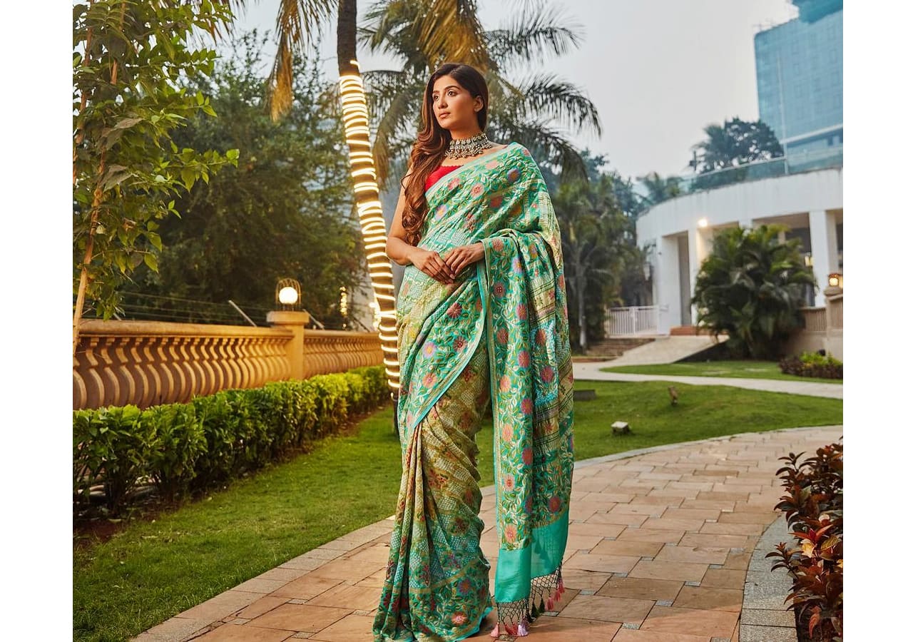 Nimrit Kaur Ahluwalia looks regal in saree