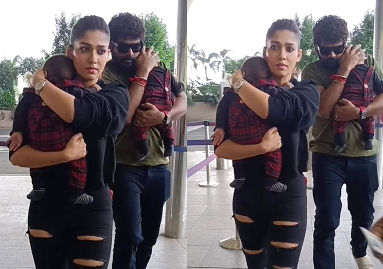 Jawan: Nayanthara heads back as she completes the Mumbai schedule of Shah Rukh Khan's film; gets trolled for hiding babies face at airport