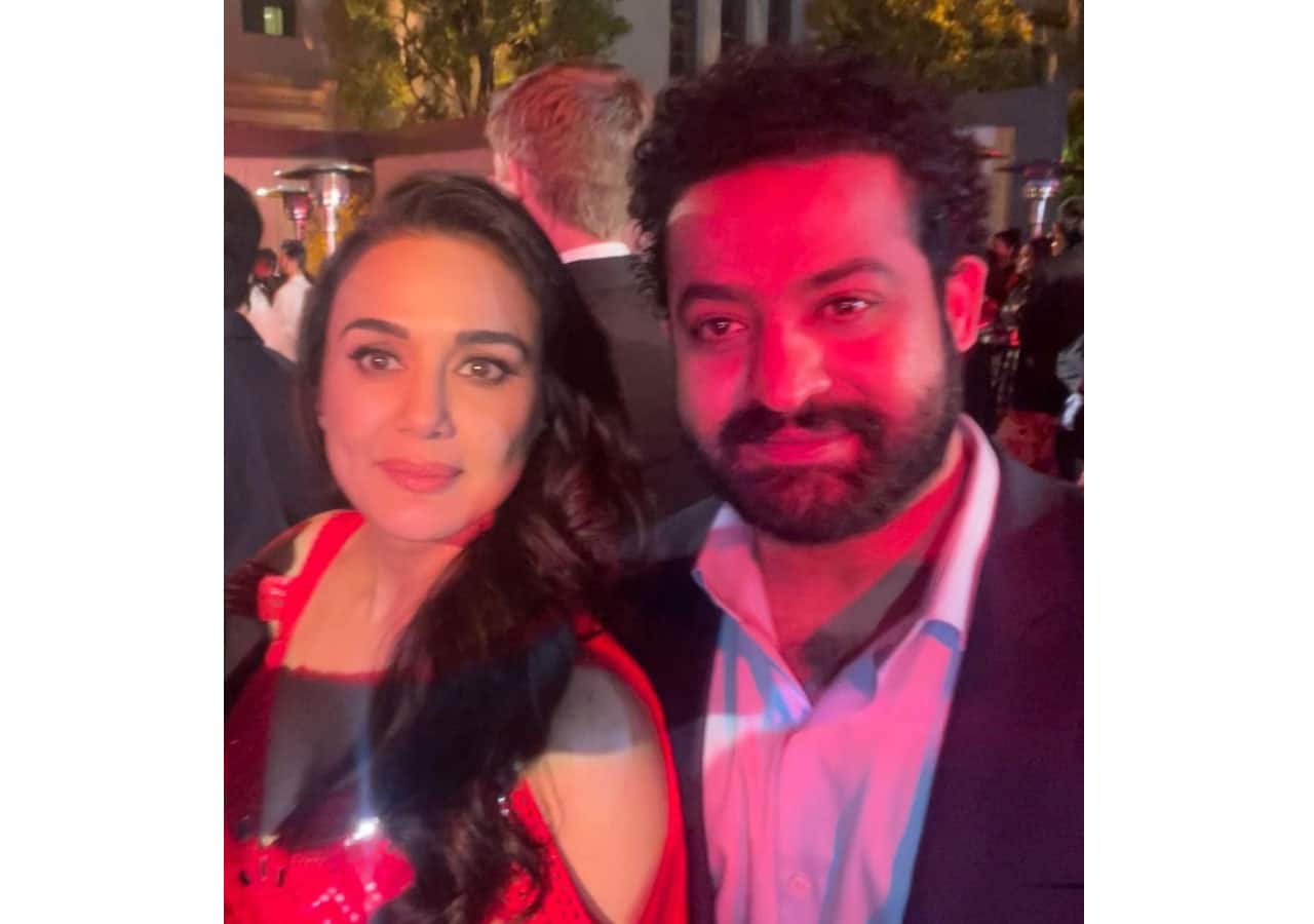 Jr. NTR and Preity look so good together as they click as South Asian Excellence in the Pre-Oscars of 2023.