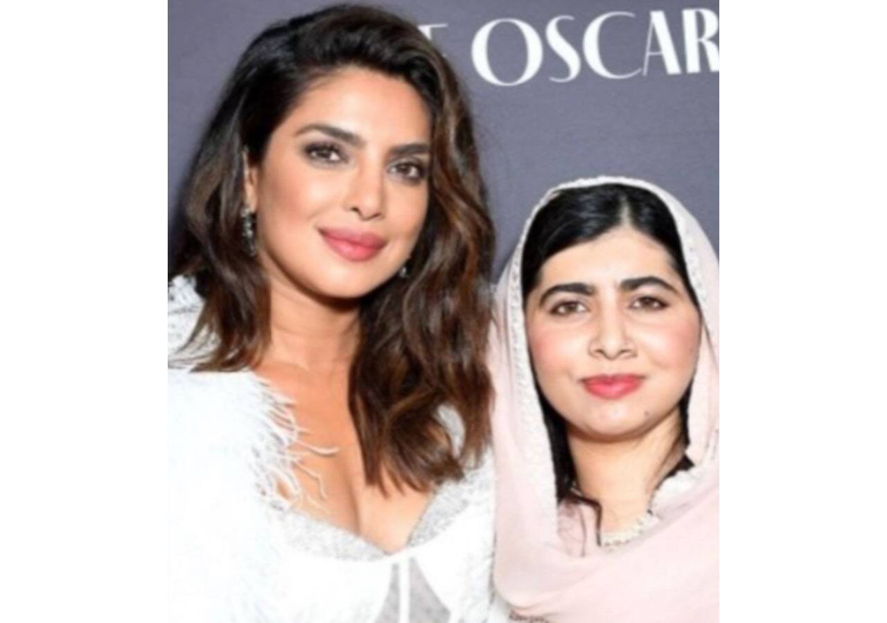 Priyanka Chopra Jonas posed with Malala Yousafzai.