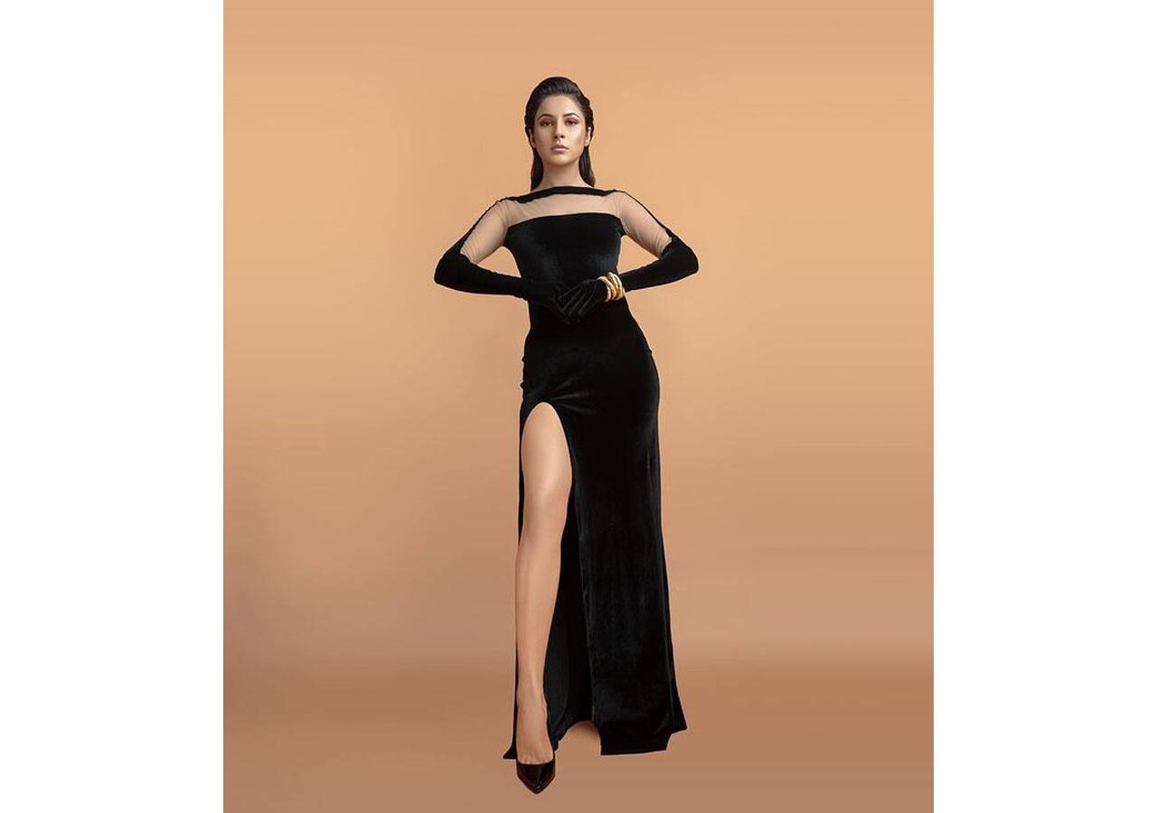 Shehnaaz Gill makes heads turn with style.