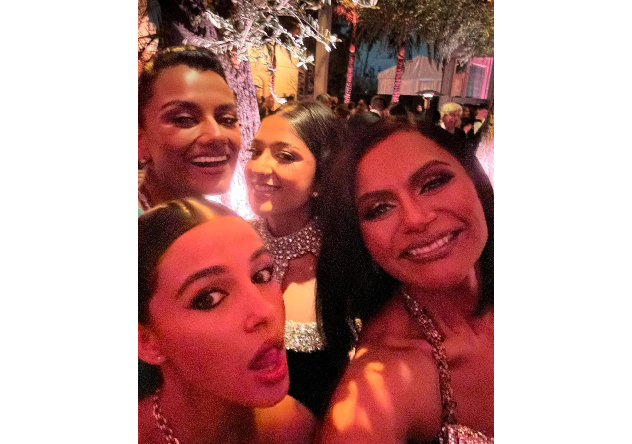 Mindy Kaling with Simone Ashley and others
