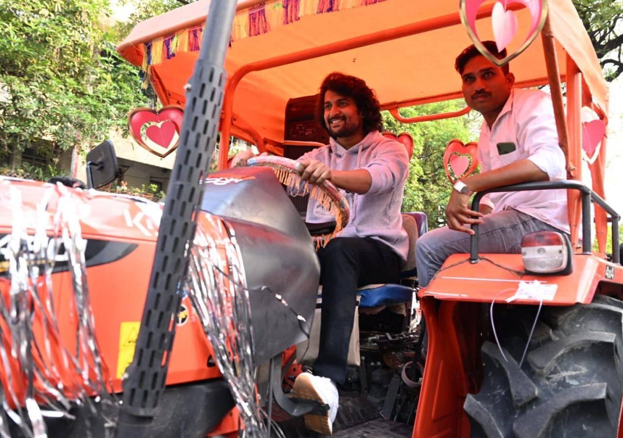 Dasara in Nagpur: Nani gets a warm welcome as he promotes the film in the Orange city
