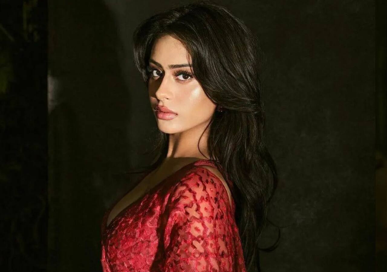 Nysa Devgn turns into a glam queen for a stunning photoshoot in a red lehenga; fans say, 'So much like Kajol'