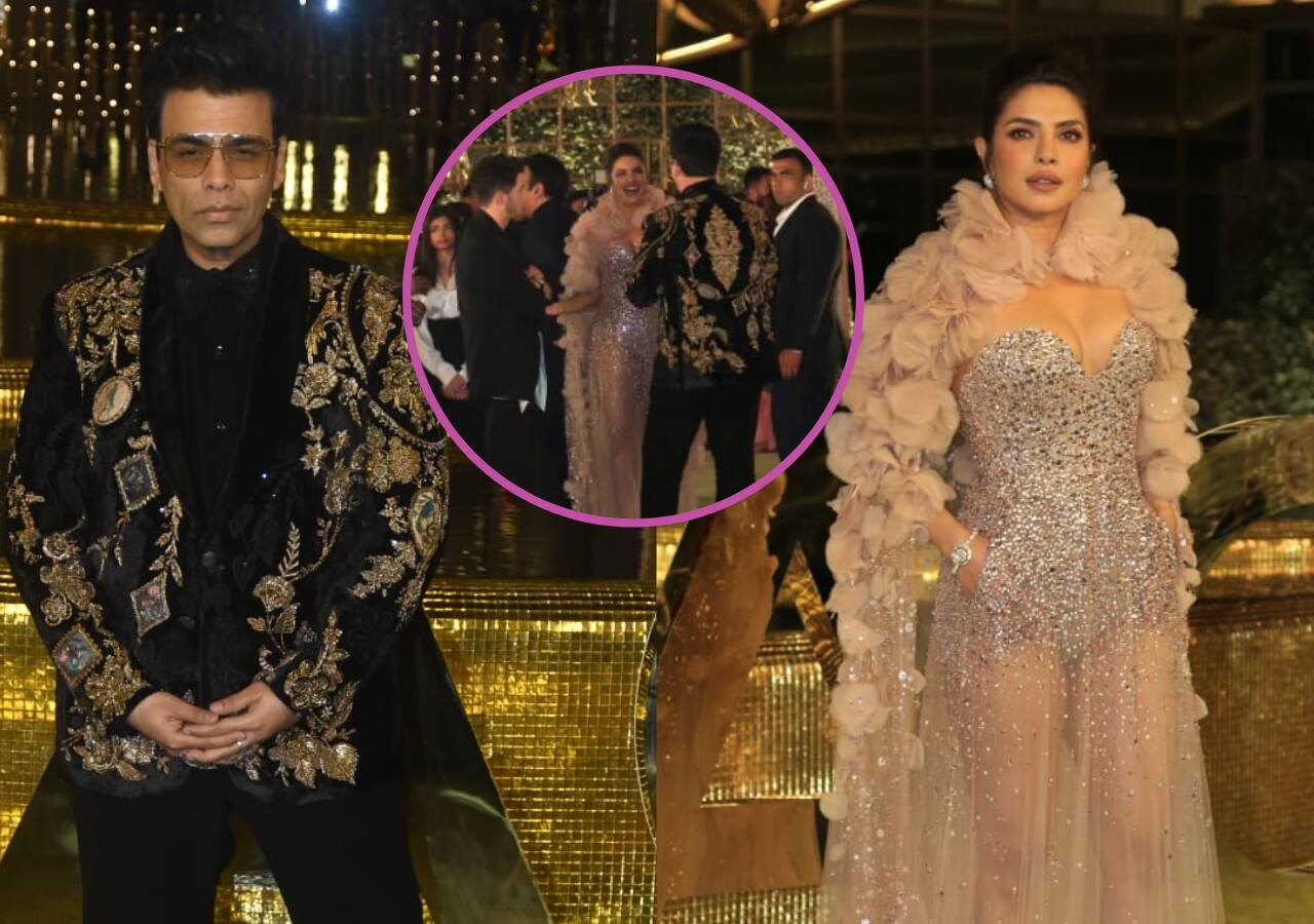Priyanka Chopra and Karan Johar laugh and chat at an event days after the Citadel star opened up on Bollywood ganging up against her 