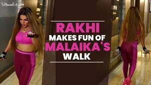 Rakhi Sawant takes a dig at Malaika Arora's strut with her signature sass [Watch Video]