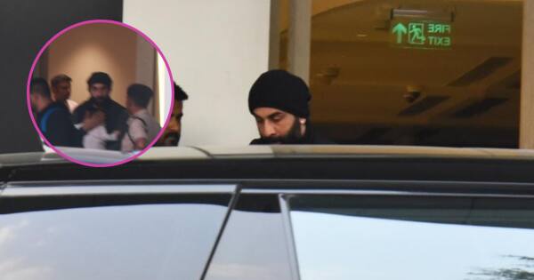 Ranbir Kapoor hides Raha Kapoor’s face as she returns from Kashmir; fans are in love with his protective daddy gesture