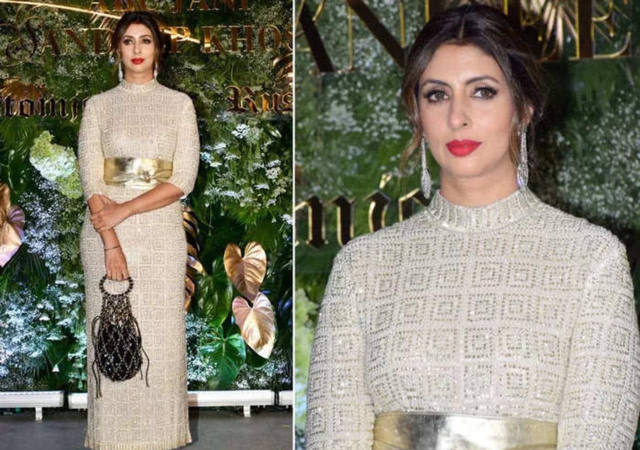 Amitabh Bachchan’s daughter Shweta Bachchan trolled as she attends Abu Jani-Sandeep Khosla event; Netizens point out unmatched skin tone