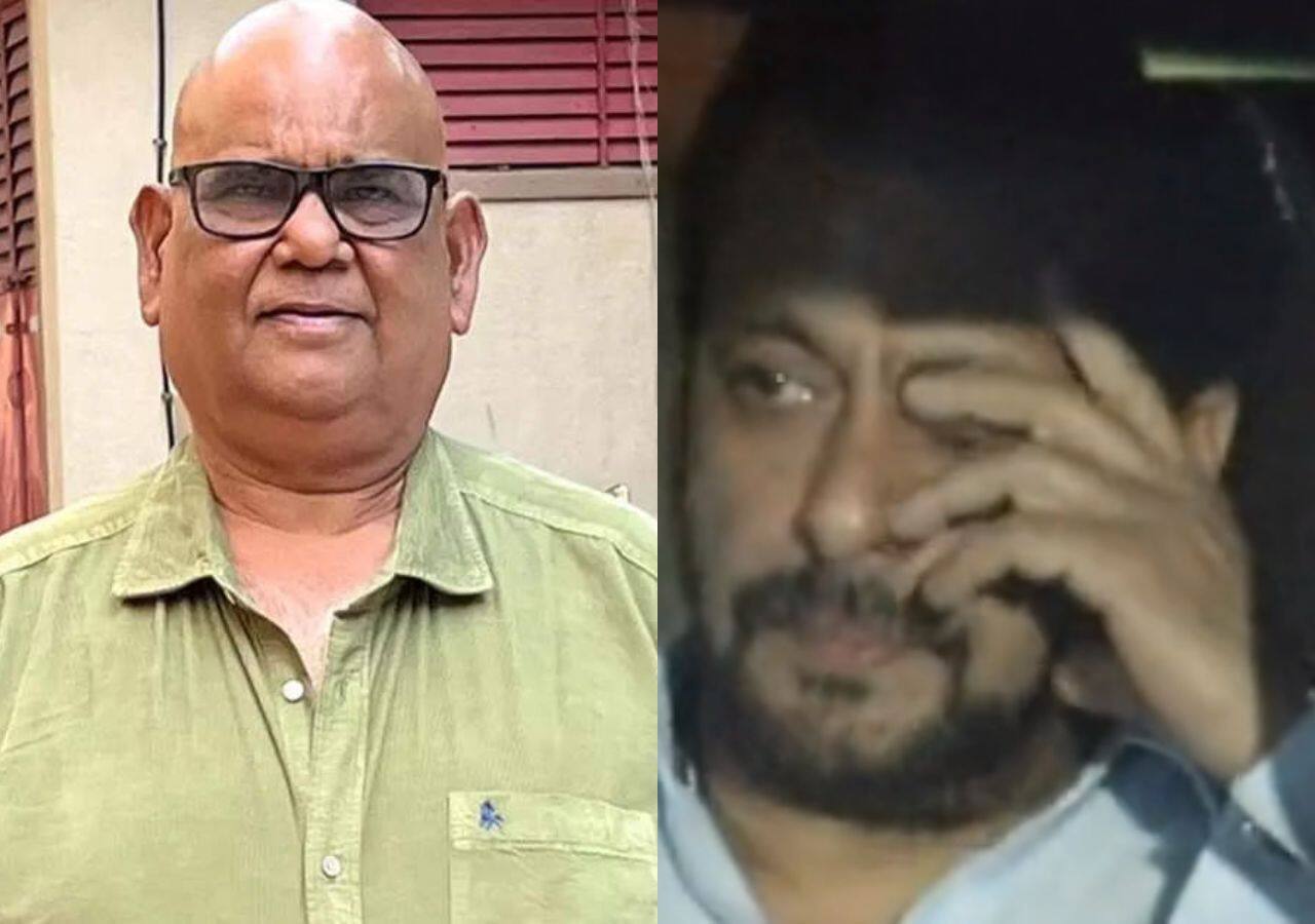 Satish Kaushik के निधन पर आंसू छिपाते दिखे सलमान खान, वीडियो देख हो जाएंगे इमोशनल