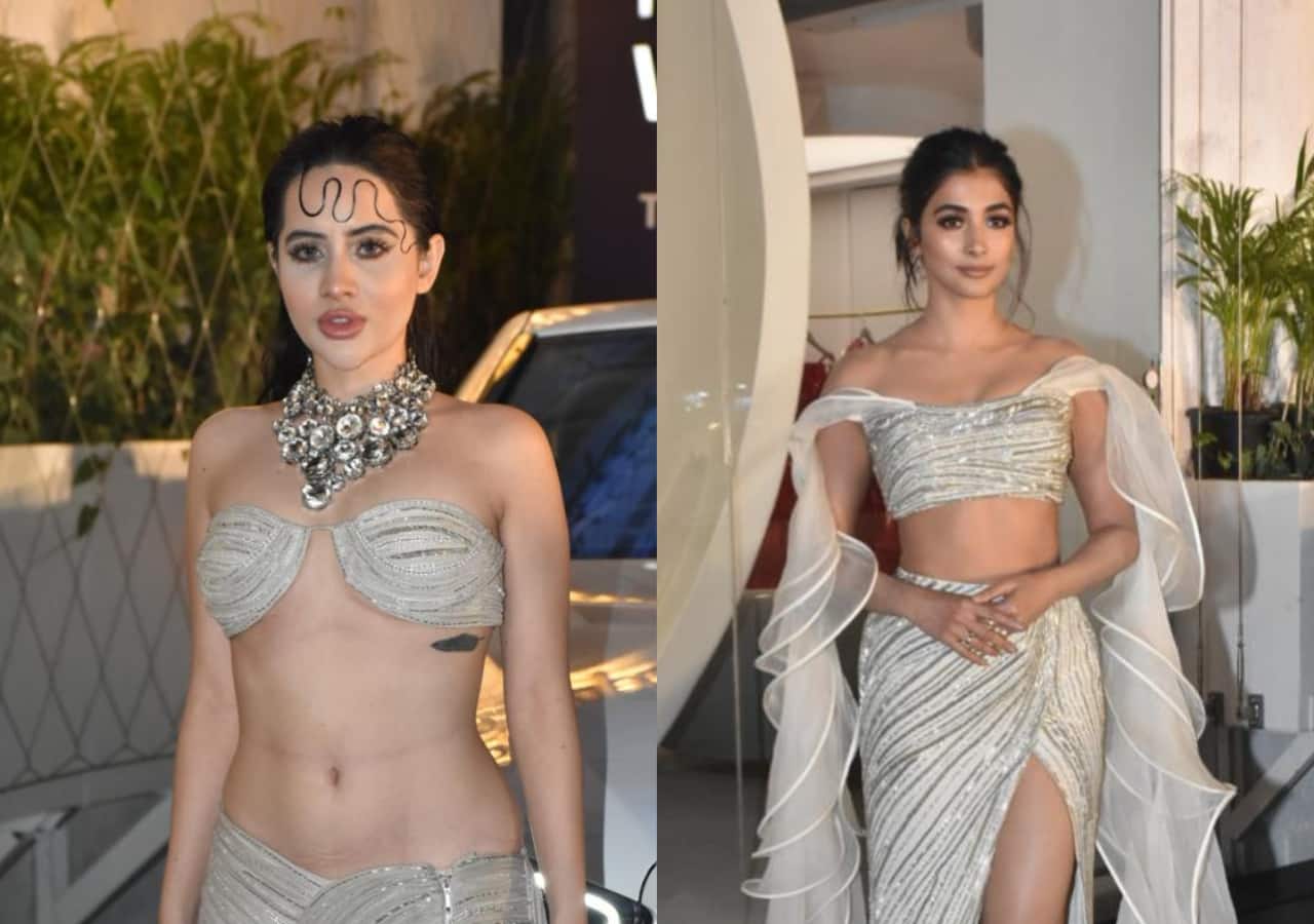 Urfi Javed and Pooja Hegde spotted in almost similar outfits