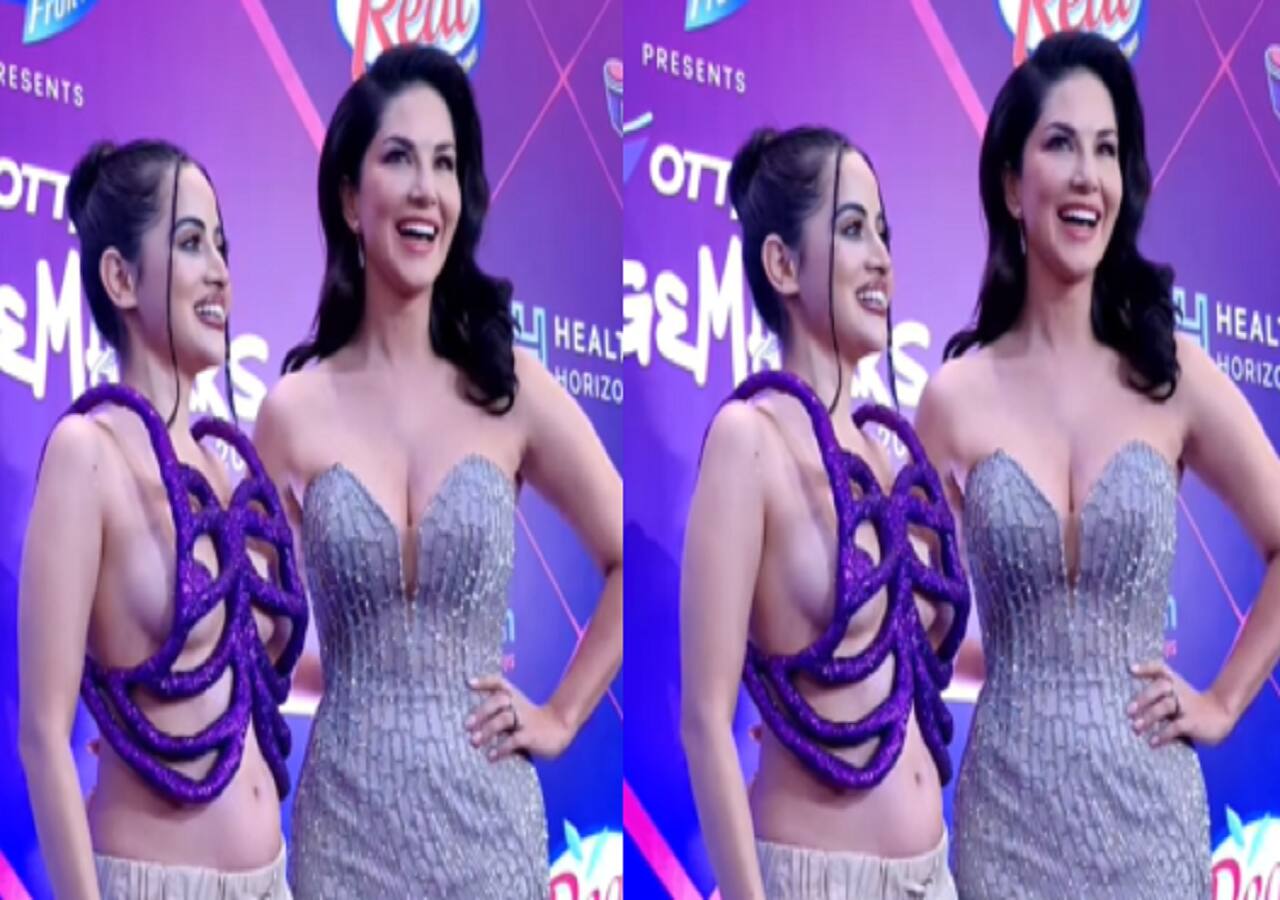 Sunny Leone and Urfi Javed pose together and give major BFF vibe [Watch video]