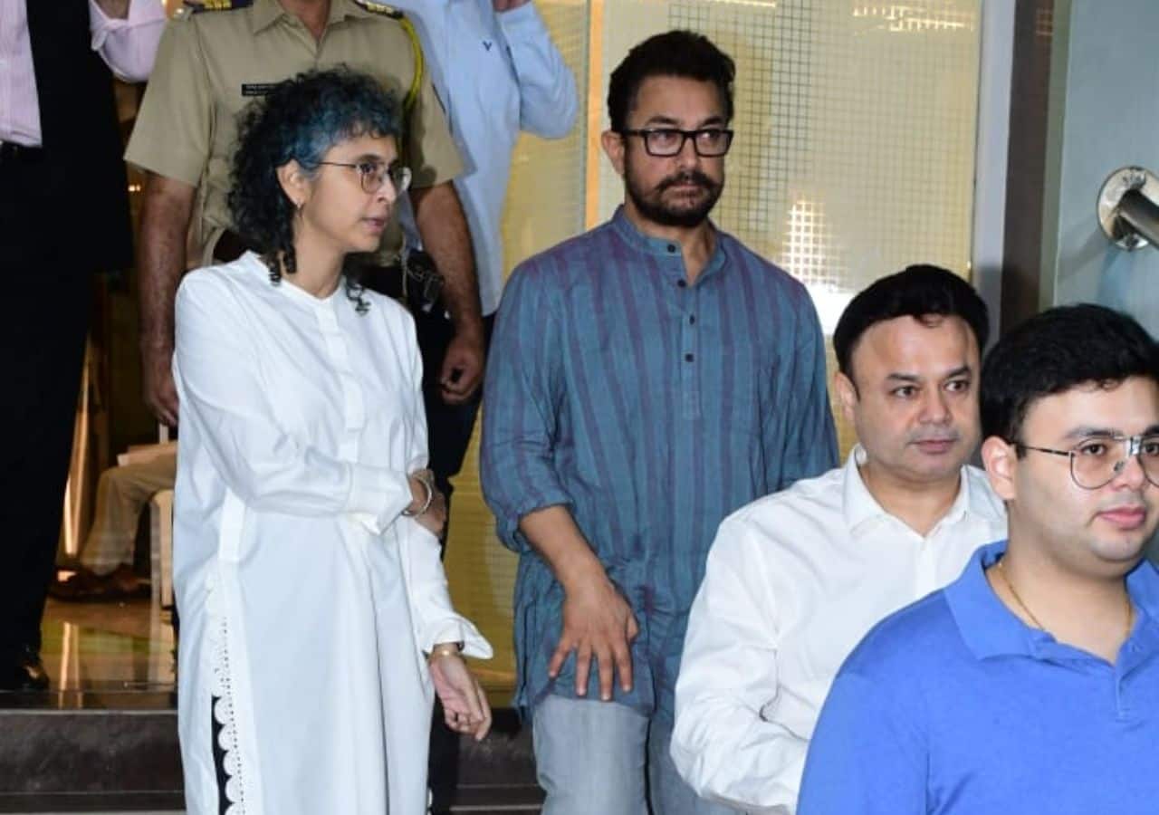 किरण राव संग पहुंचे आमिर खान