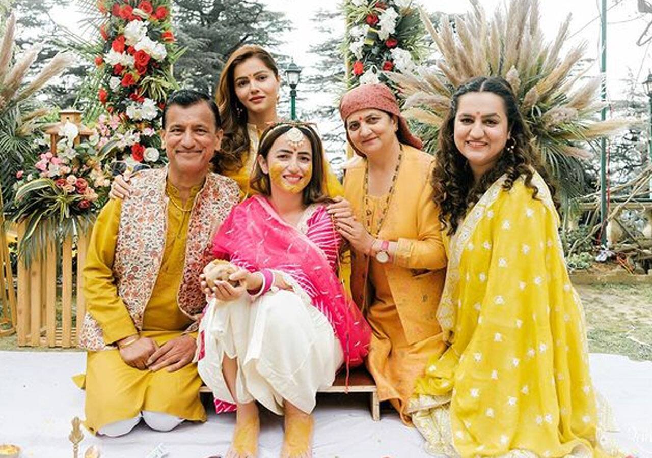 Jyotika Dilak-Rajat Sharma wedding: Rubina and family pose together