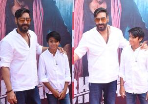 Bholaa: युग संग नजर आए अजय देवगन, एक जैसी ड्रेस में दिखी बाप-बेटे की जोड़ी