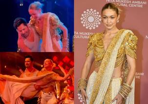 NMACC Day 2: Varun Dhawan lifts up Gigi Hadid in his arms, gives her a kiss; viral video gets mixed reactions