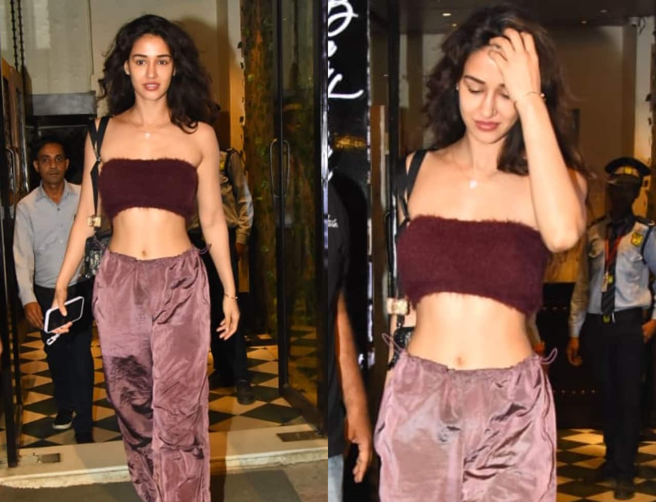 Shilpa Shetty flaunts washboard abs in crop top and leggings on day out.  See pics - India Today