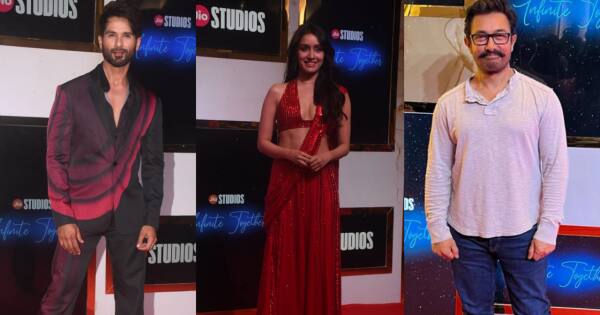 Aamir Khan, Shahid Kapoor, Shraddha Kapoor et d’autres glamour sur le tapis rouge de l’événement d’annonce de nouveaux films et séries à venir de Jio Studios