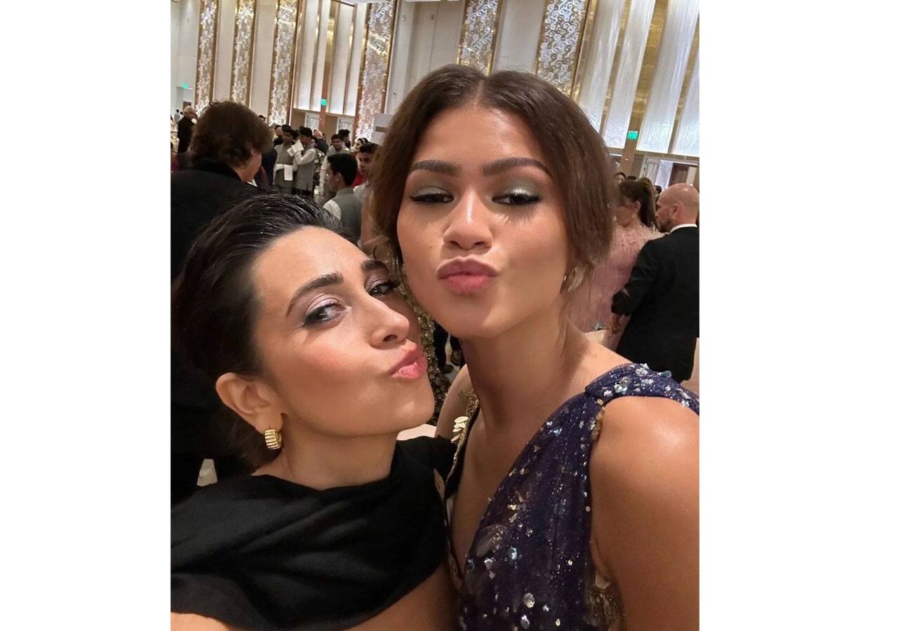 NMACC Day 2 Shah Rukh Khan, Salman Khan pose with Zendaya and Tom