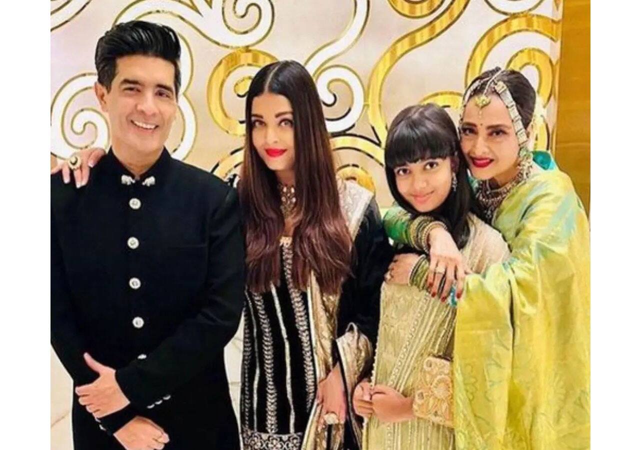 NMACC Day 2 Shah Rukh Khan, Salman Khan pose with Zendaya and Tom