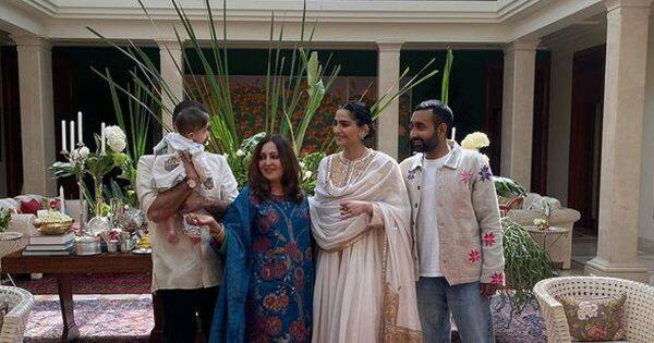 Sonam Kapoor, Anand Ahuja's Son Vayu Gets A ROYAL Welcome Fit For A ...