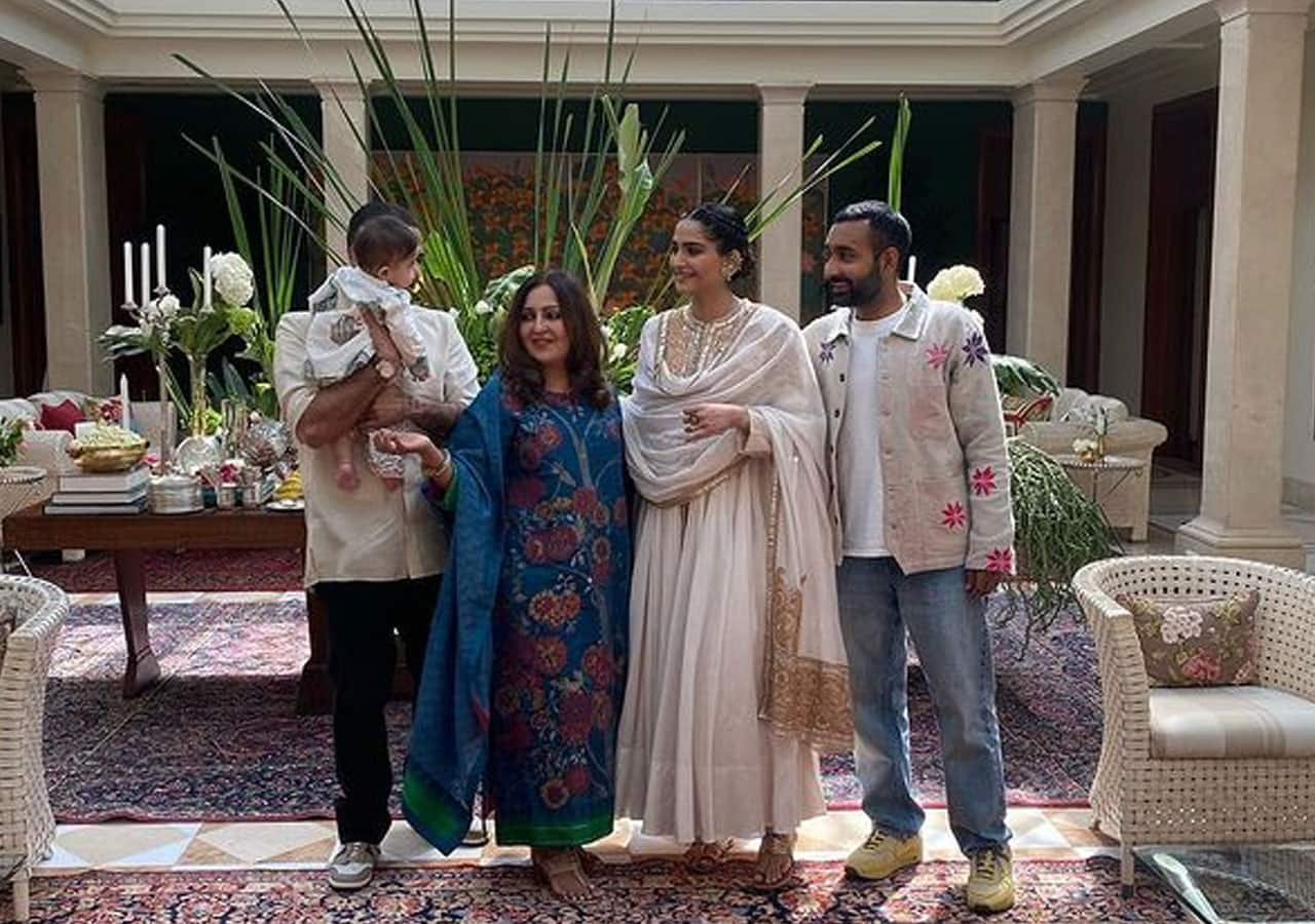 Sonam Kapoor, Anand Ahuja's Son Vayu Gets A ROYAL Welcome Fit For A ...