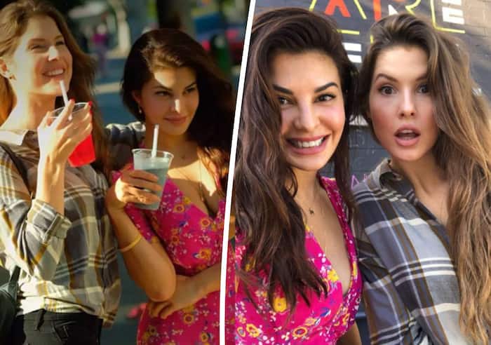 Jacqueline Fernandes and Amanda Cerny