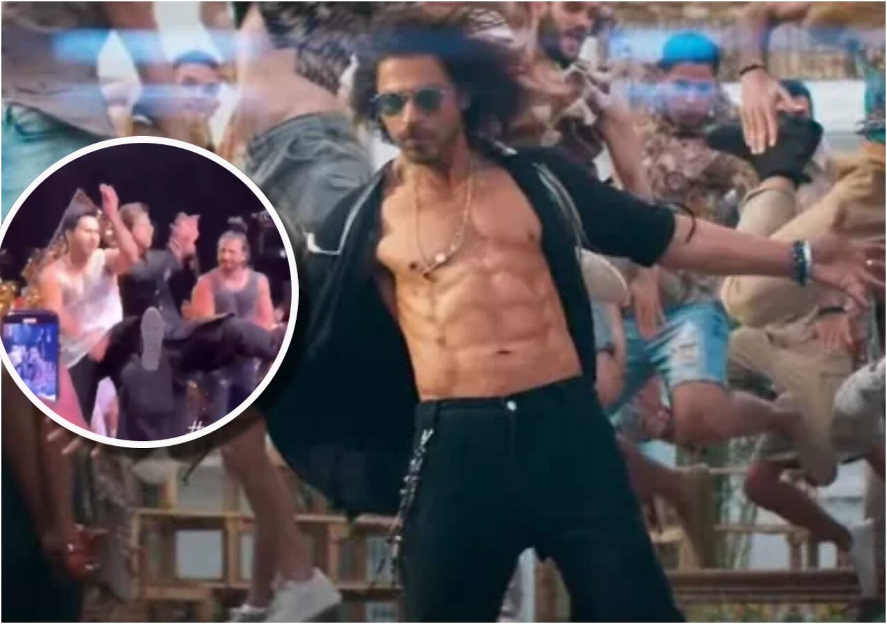 Shah Rukh Khan ने रणवीर सिंह-वरुण धवन संग किया 'पठान' के गाने पर धांसू डांस, वायरल हो गया वीडियो