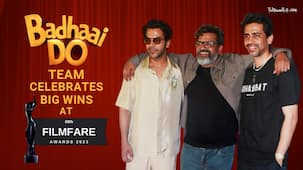 Filmfare Awards 2023: Rajkummar Rao, Huma Qureshi and more; Badhaai Do team celebrates the big wins [Watch Video]