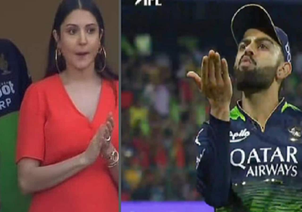 Virat Kohli Blows A Kiss At Wife Anushka Sharma As She Cheers For Him ...