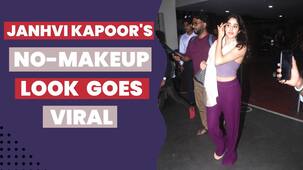 Janhvi Kapoor flaunts her no-makeup look at the airport