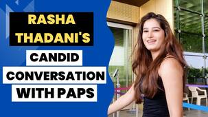 Raveena Tandon's daughter Rasha Thadani's candid banter with paparazzi will win you over