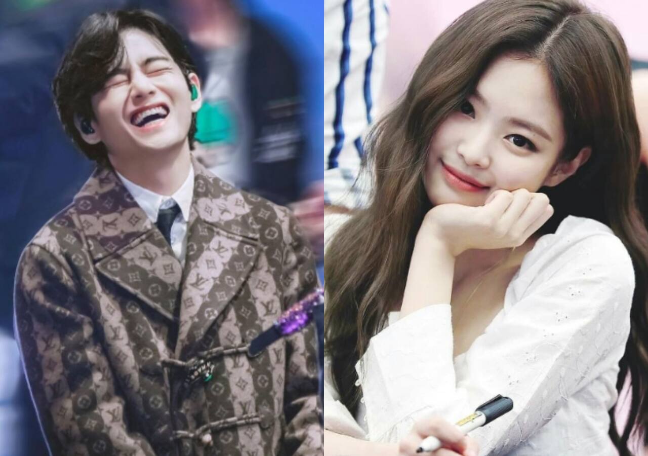 BTS V aka Kim Taehyung and Blackpink diva Jennie Kim chilling together ...