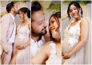 Ishita Dutta ने मैटरनिटी फोटोशूट में फ्लॉन्ट किया बेबी बंप, पति संग रोमांटिक पोज करती दिखीं 'दृश्यम 2' स्टार