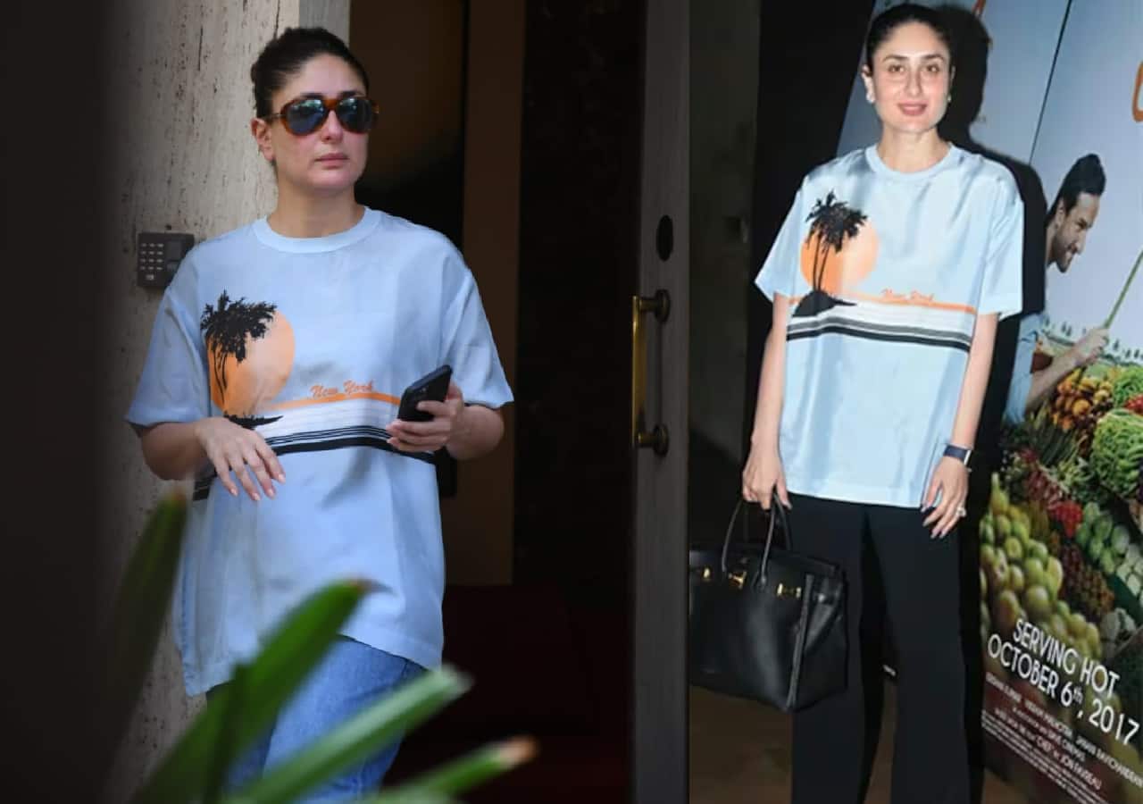 Kareena Kapoor Khan steps out wearing a 6-year-old Rag and Bone T-shirt; proves classics are for the keeps