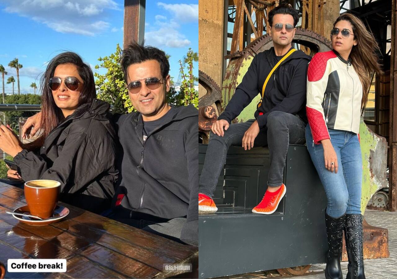 Khatron Ke Khiladi 13: Sheezan Khan Poses With Rohit Roy, Aishwarya ...