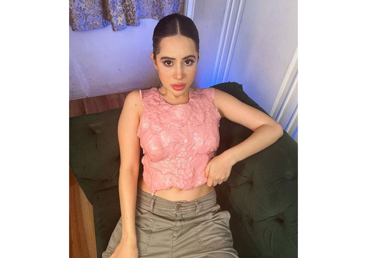 Urfi Javed gets schooled by netizens for wearing bizarre clothes in the name of fashion.