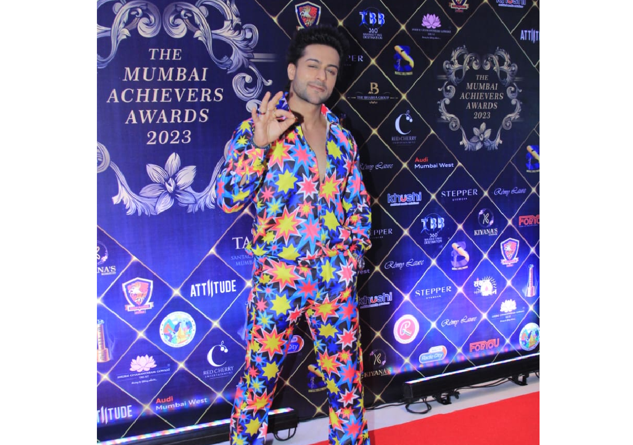 Shalin Bhanot was all colourful