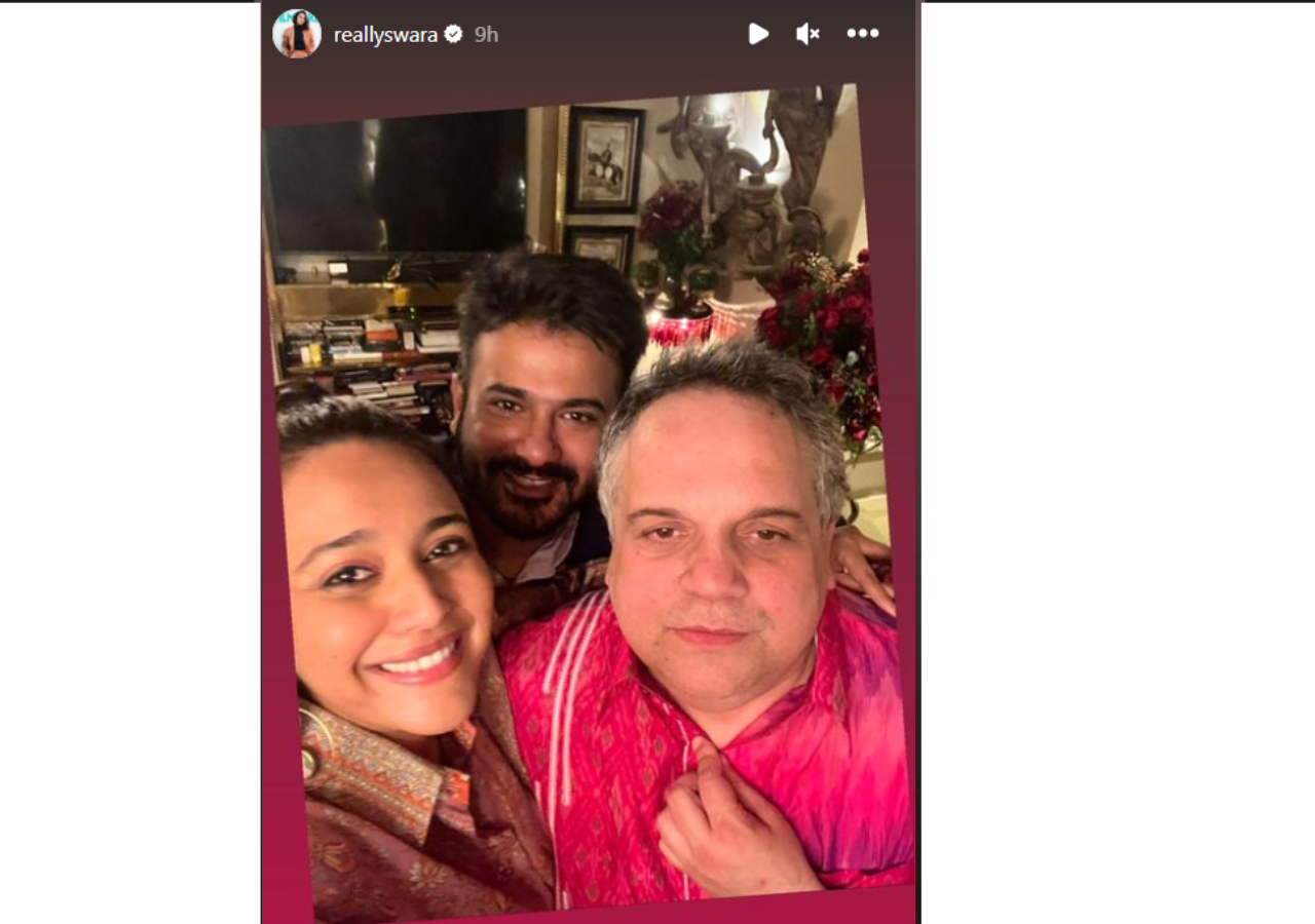 Swara Bhasker with the birthday boy