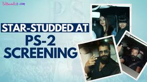 Aishwarya Rai Bachchan, Kartik Aaryan, Vikram and more attend the screening of Mani Ratnam's Ponniyin Selvan 2 [Watch Video]