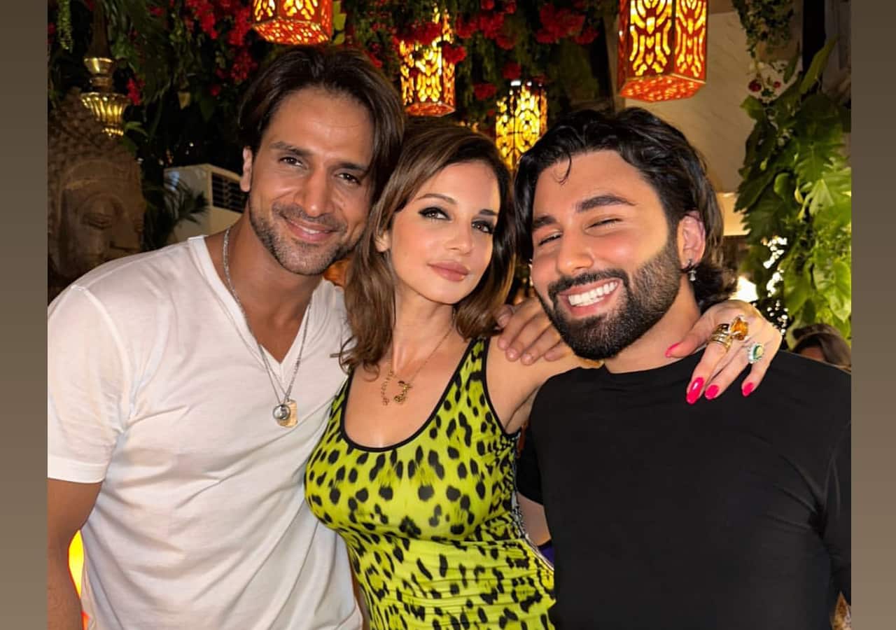 Sussanne Khan with Arslan Goni