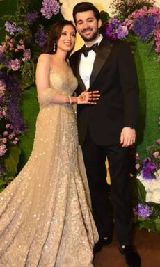 Inside pics from Karan Deol-Drisha Acharya wedding reception that are super LIT
